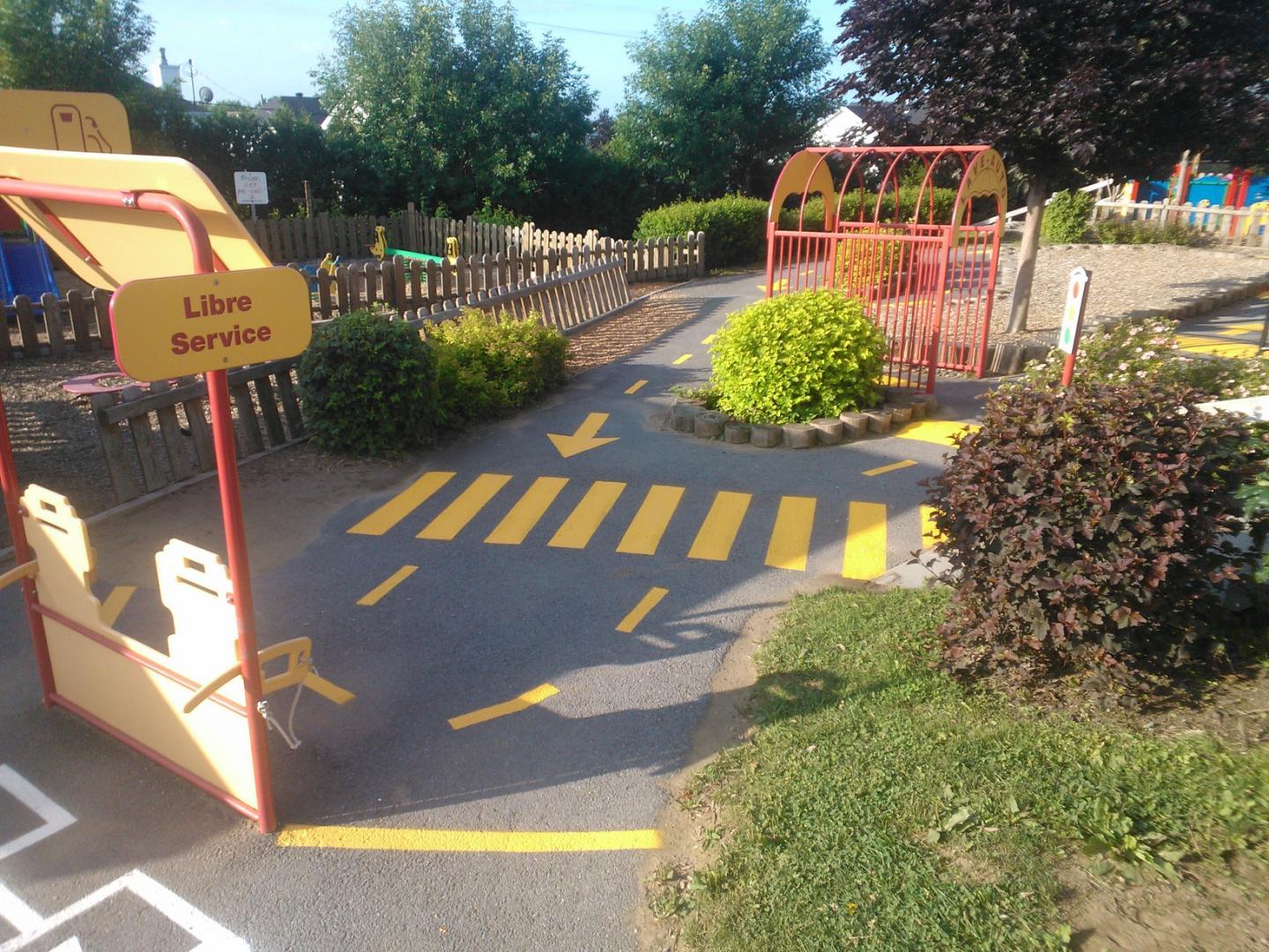 Peinture de stationnement ville de Québec